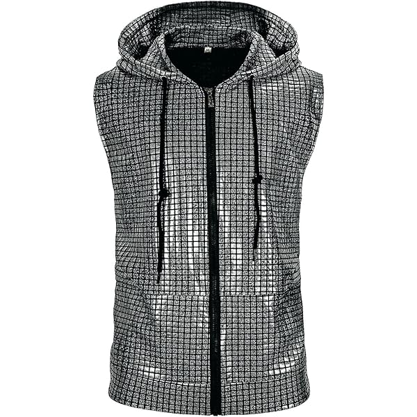 トップス MSCHF HOODED STRIPE VEST Women's Malibu Hoodie Vest